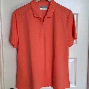 PGA AIrFlux Polo Shirt in Dark Coral - Size XL